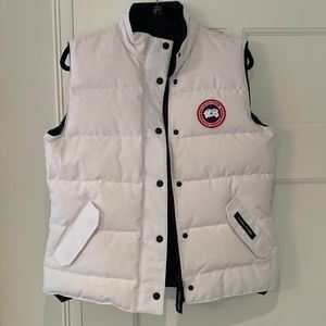 Canada Goose Womens white vest